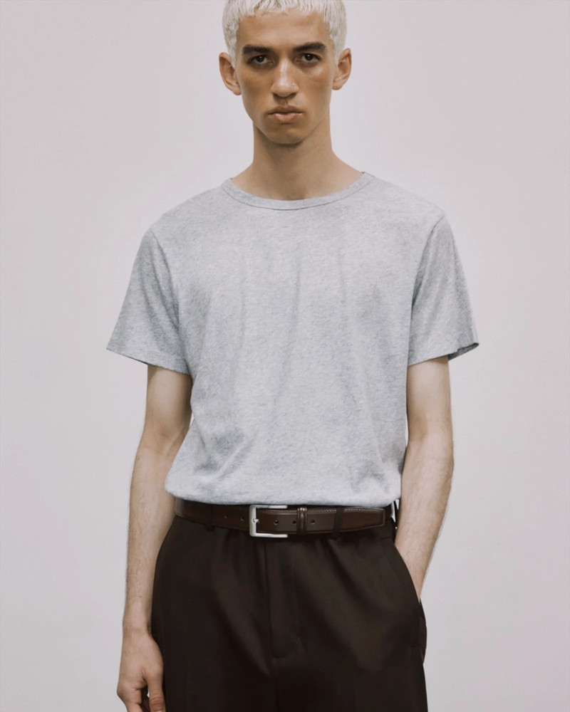 entire studios MINI TEE GREY MARLE outlook