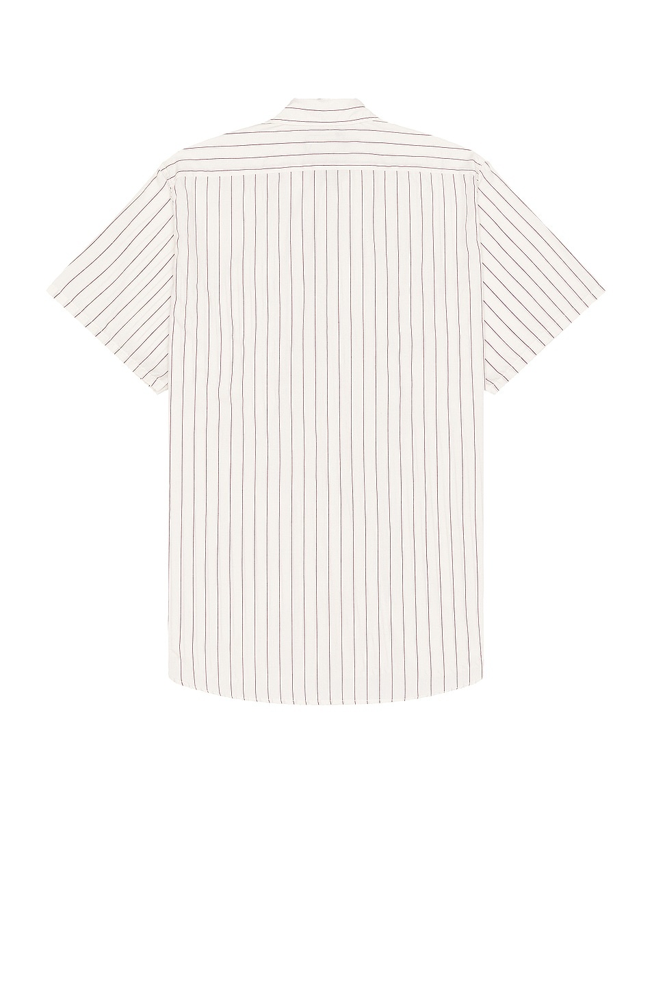Work Short Sleeve Stripe Shirt - 2
