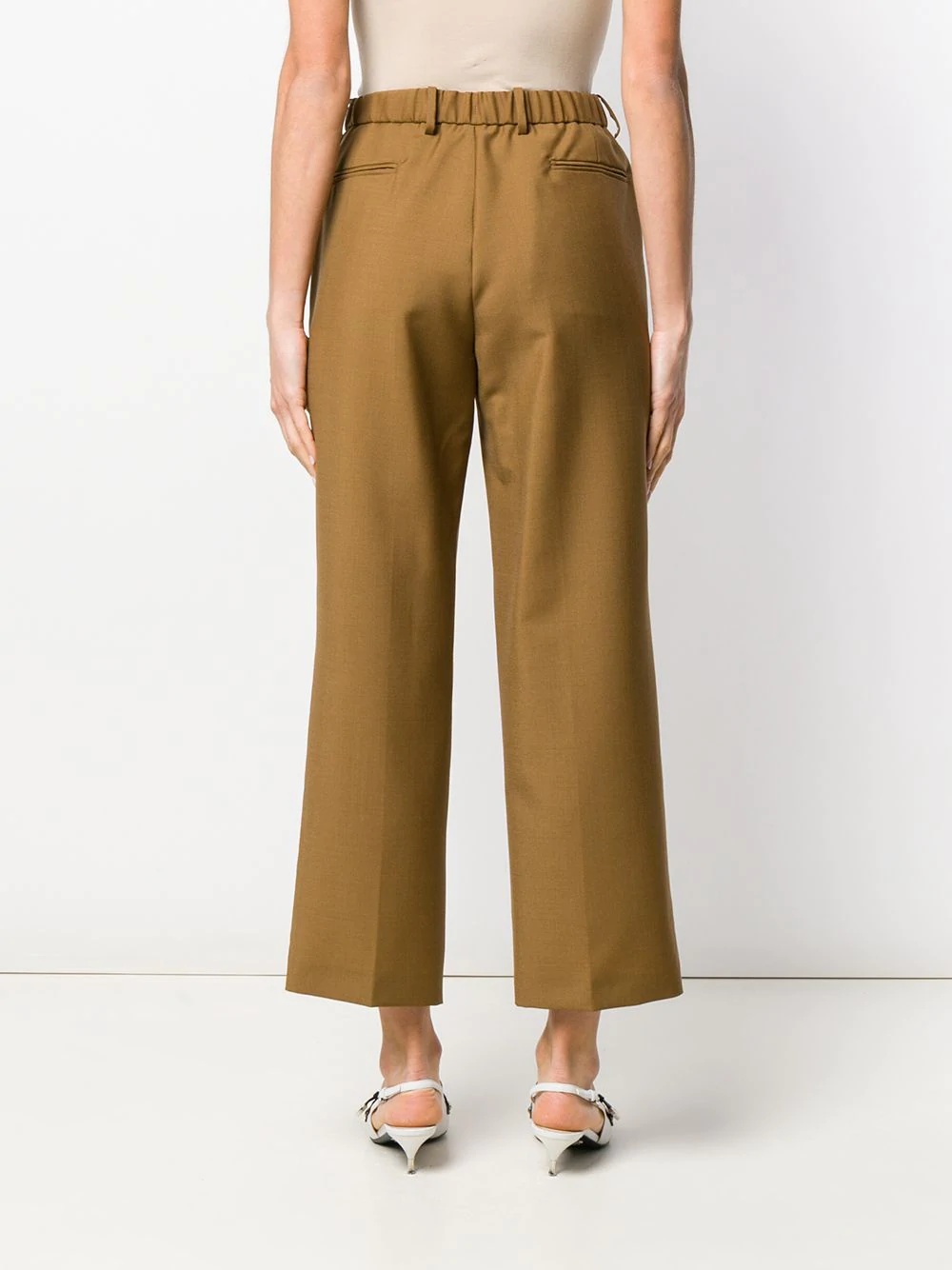 straight-leg trousers - 4