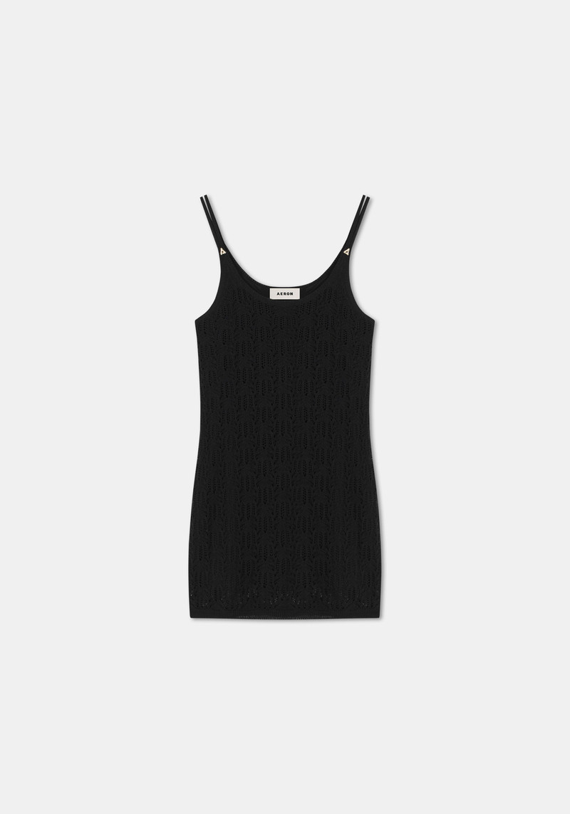 BARRY Lace knit mini dress - 1