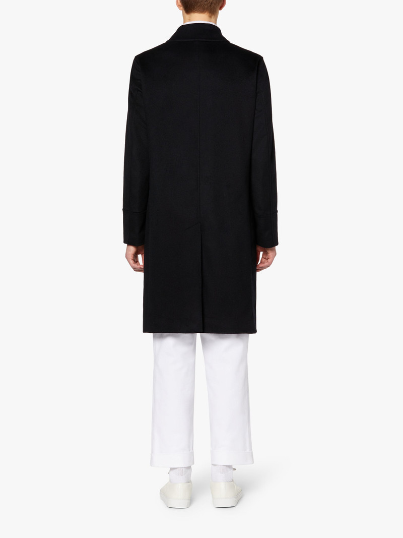 REDFORD BLACK WOOL & CASHMERE DOUBLE BREASTED COAT | GM-1101 3
