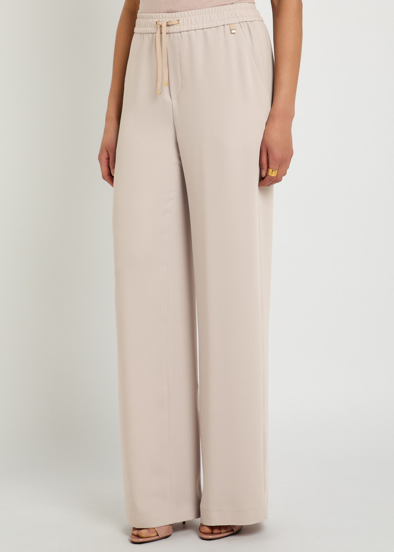Herno Herno Wide-leg Crepe Trousers outlook