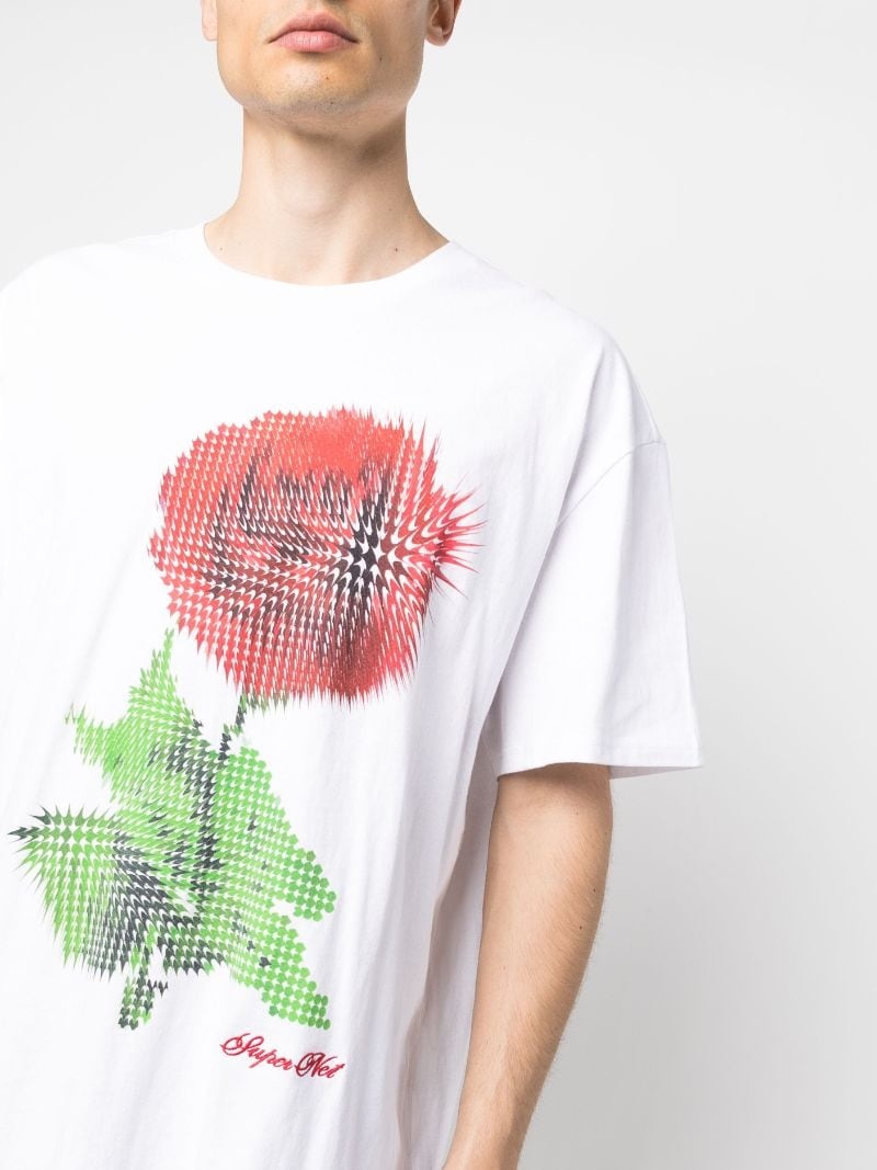 Pixel Biggie-print cotton T-shirt - 5