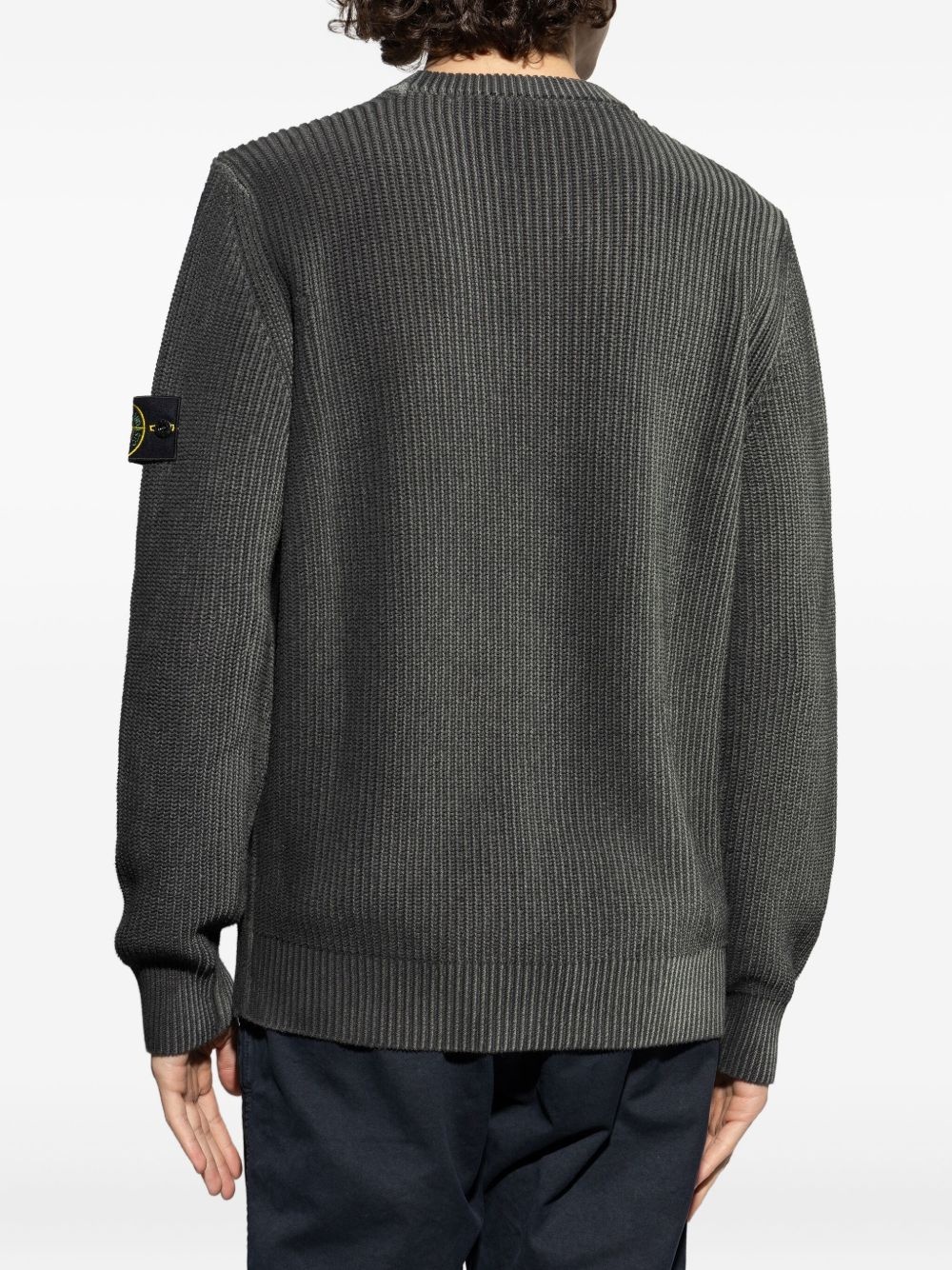 logo-patch sweater - 4