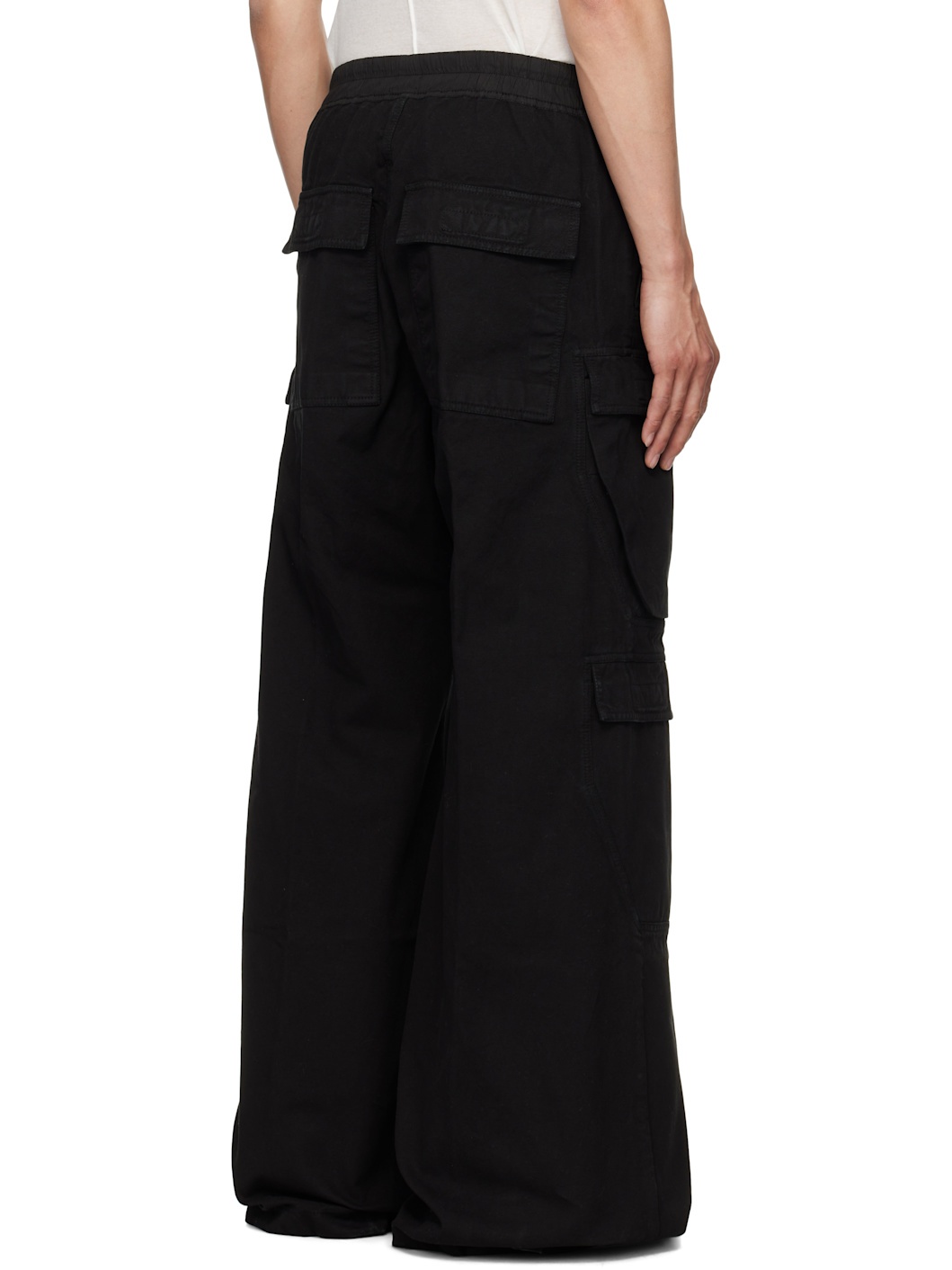 Black Hollywood Double Cargo Jumbo Belas Pants - 3