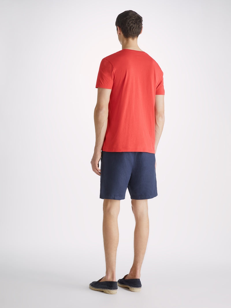 Men's T-Shirt Ripley 15 Pima Cotton Red - 4