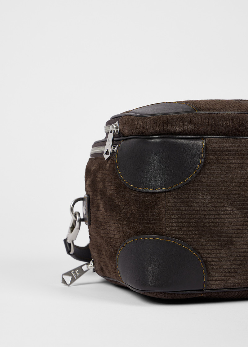 Brown Suede Cross-Body Bag 6