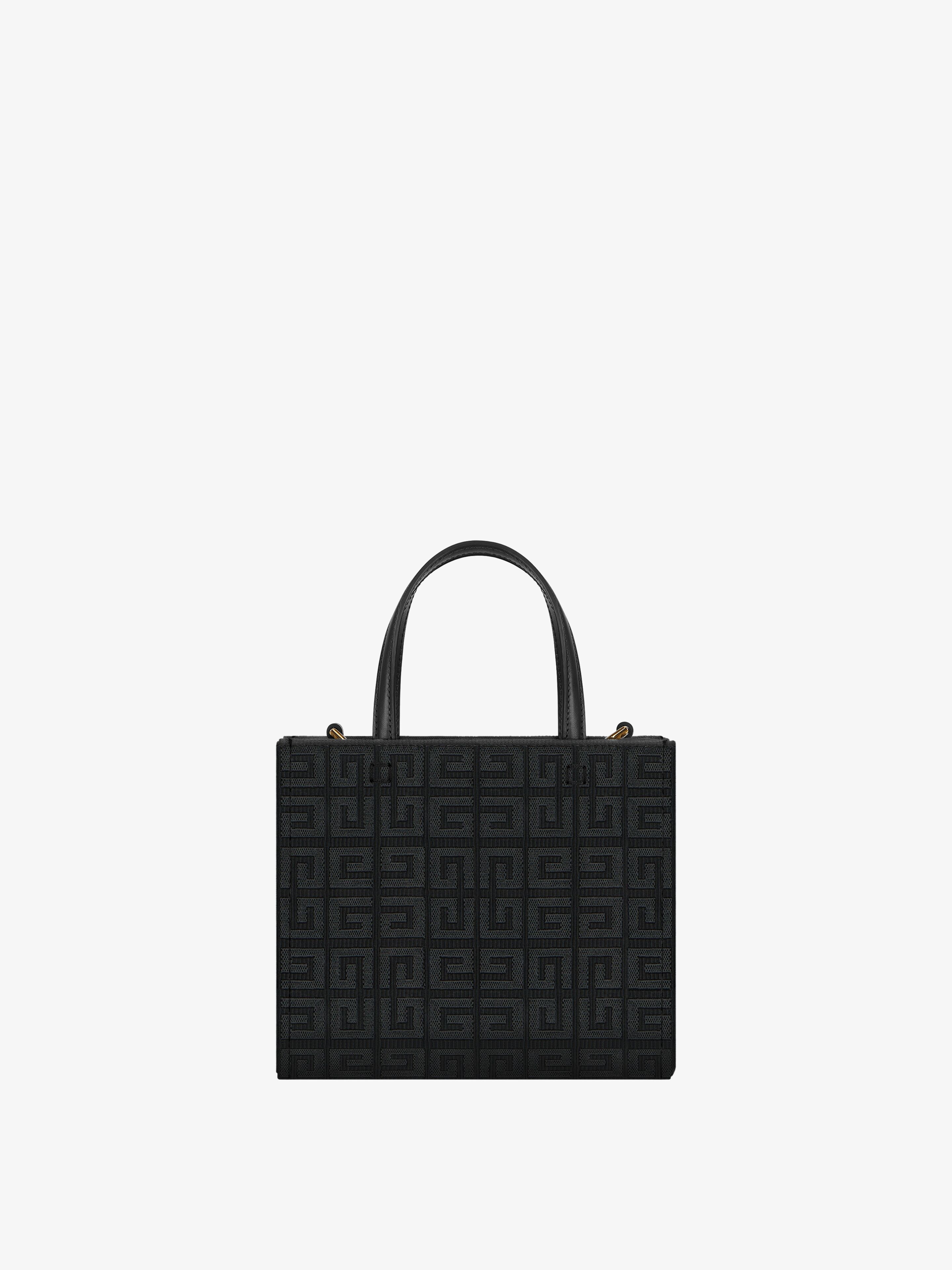 MINI G-TOTE SHOPPING BAG IN 4G EMBROIDERY - 3
