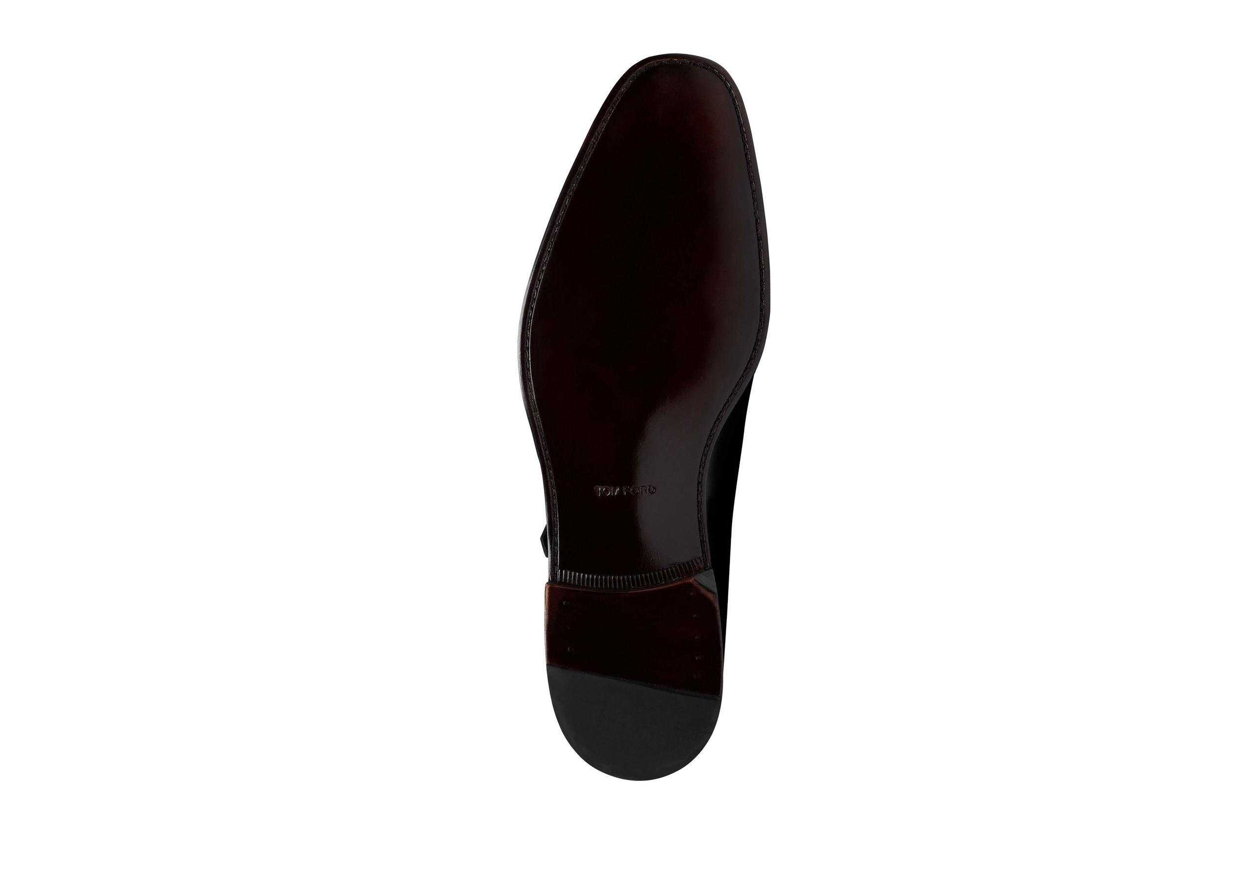 LEATHER CLAYDON MONK STRAP - 4