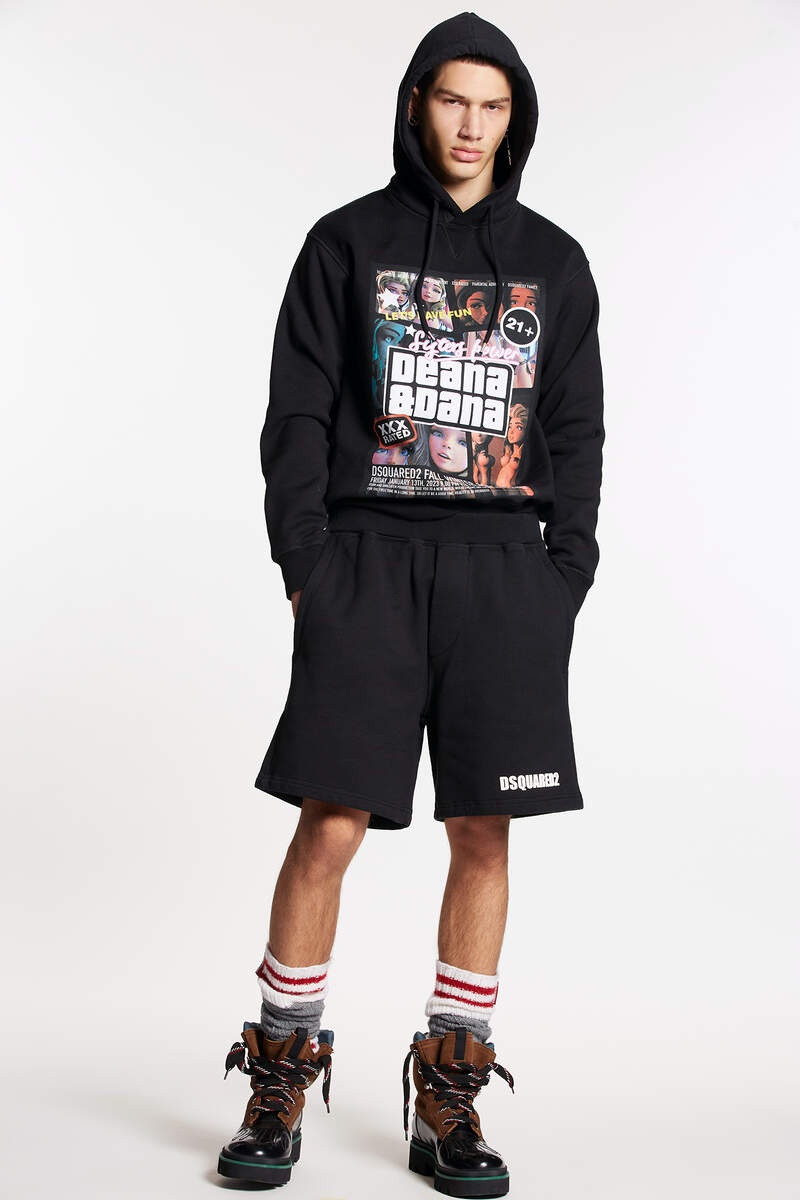 D2 WASH RELAXED SHORTS 1