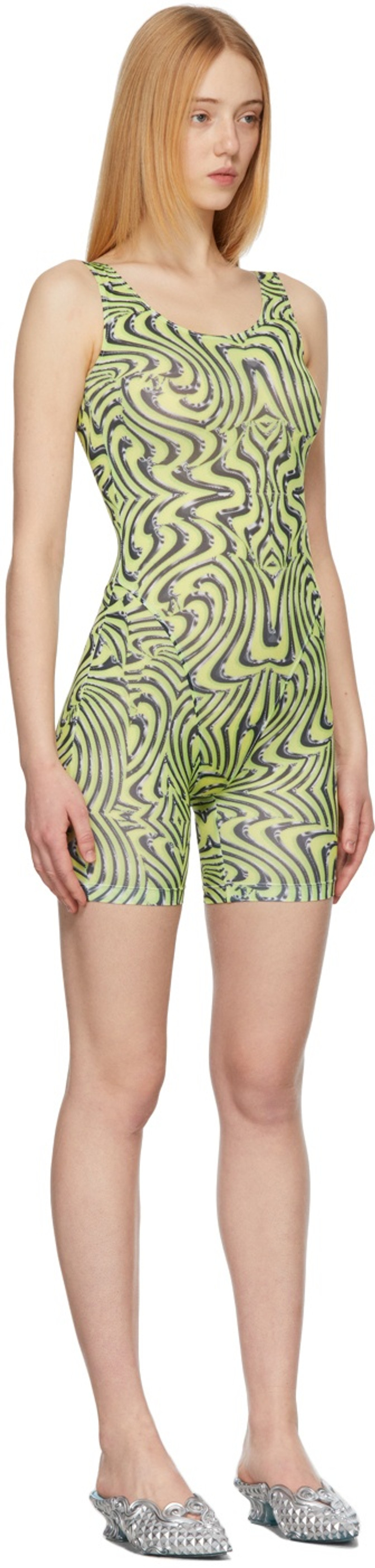 MAISIE WILEN Yellow Revenge Body Jumpsuit outlook