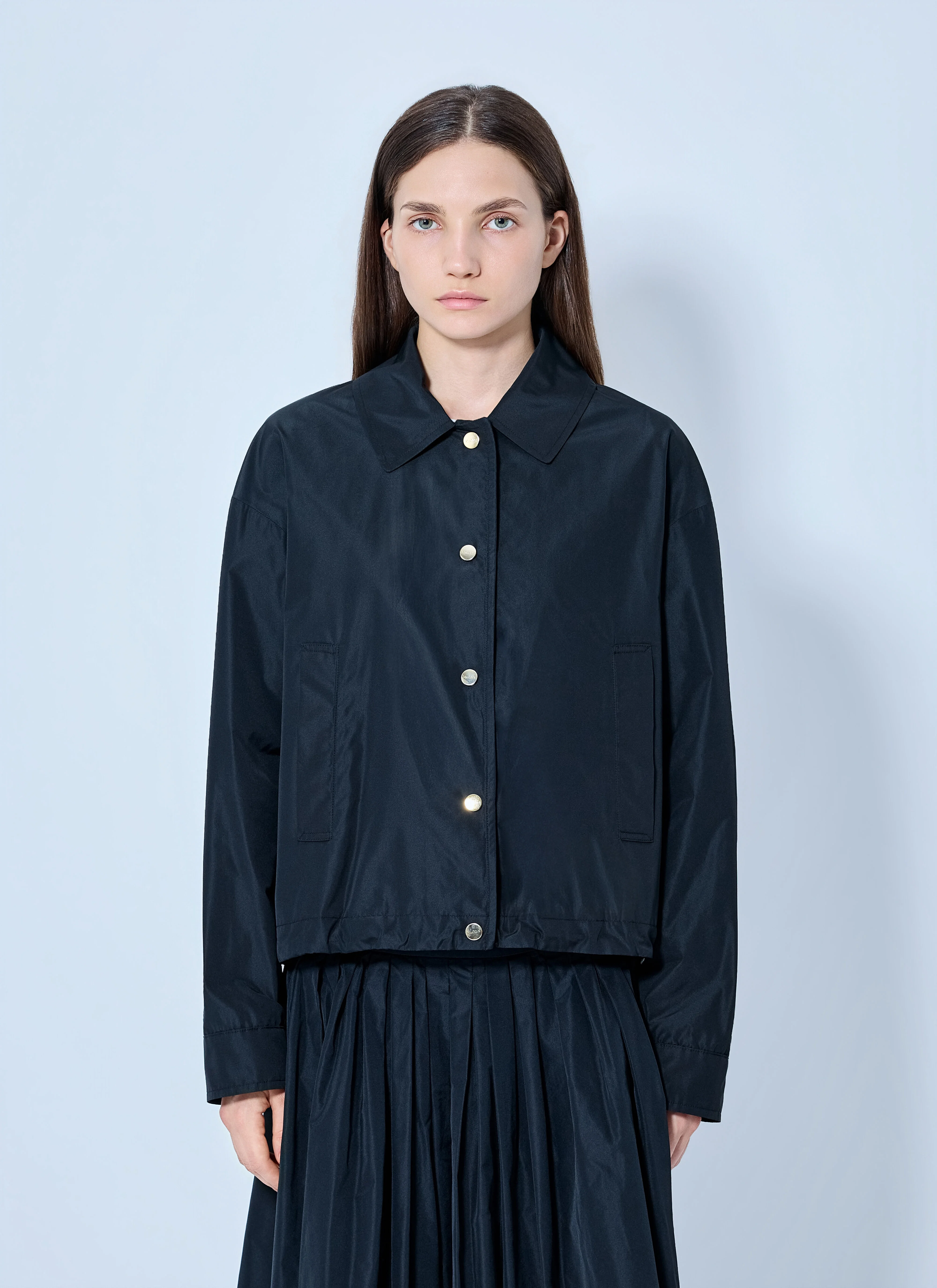 Collared Button-Up Jacket - 1