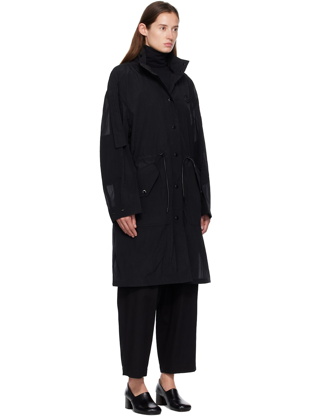 Moncler x EE72 Black Prapiroon Coat - 2