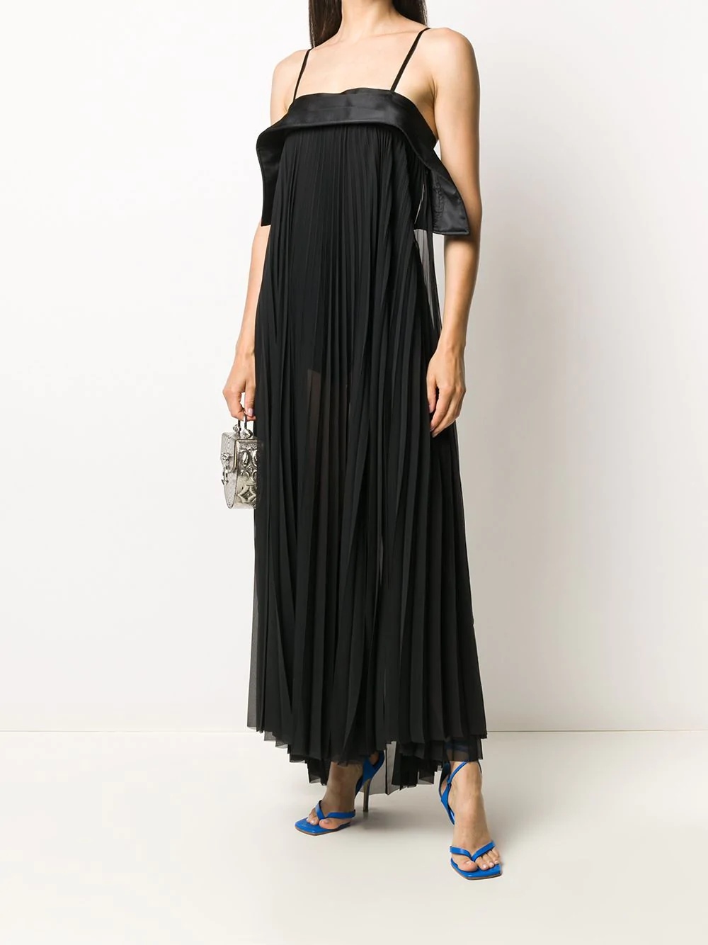 plissé maxi dress - 2