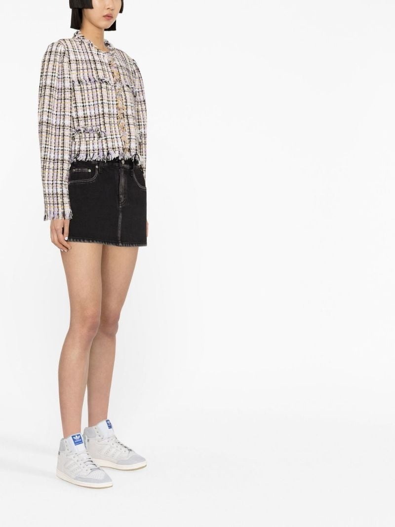 cropped tweed jacket - 3