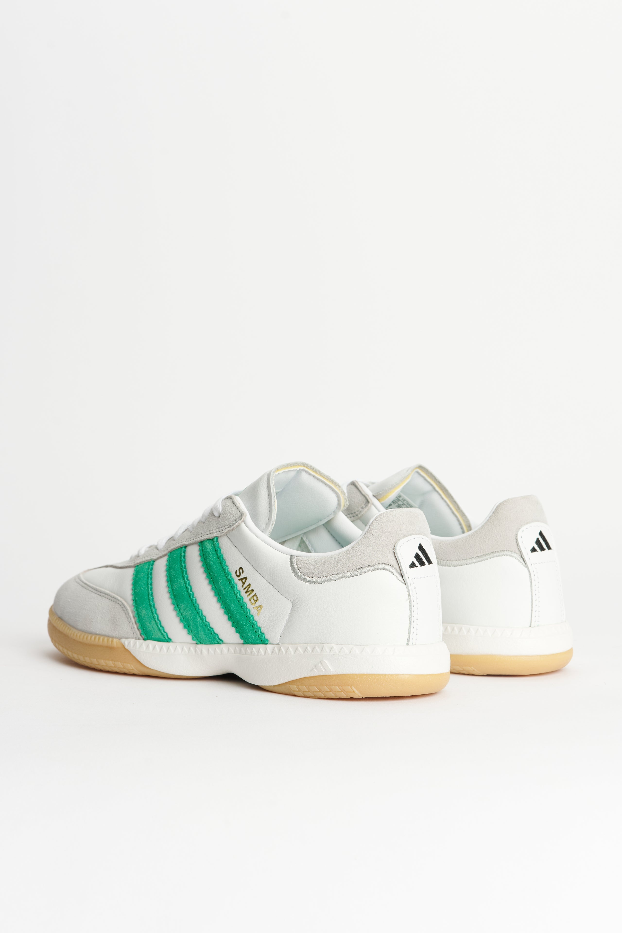 ADIDAS ORIGINALS SAMBA MN FTWR WHITE / GREEN - 4