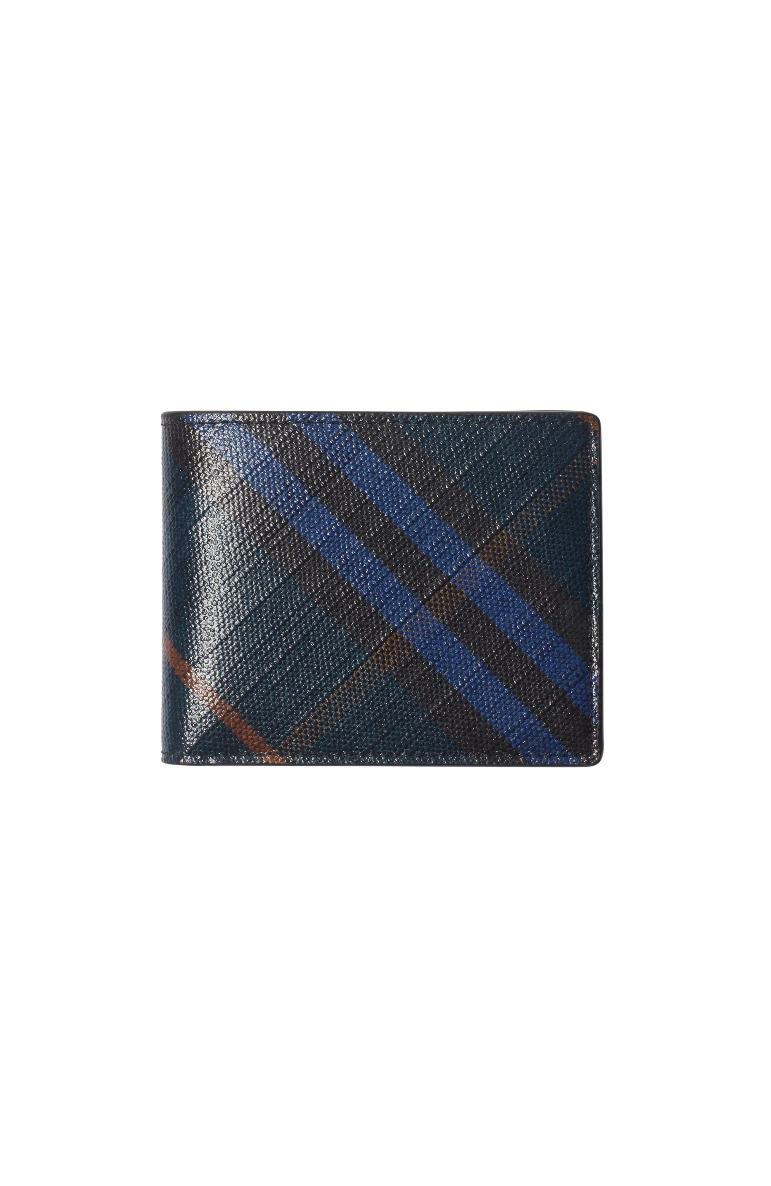 burberry Check Slim Bifold Wallet in Midnight at Nordstrom - 1