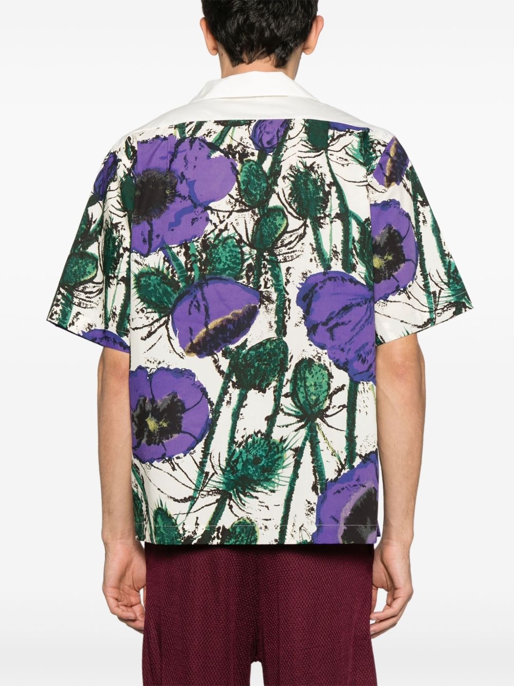 floral-print shirt - 4