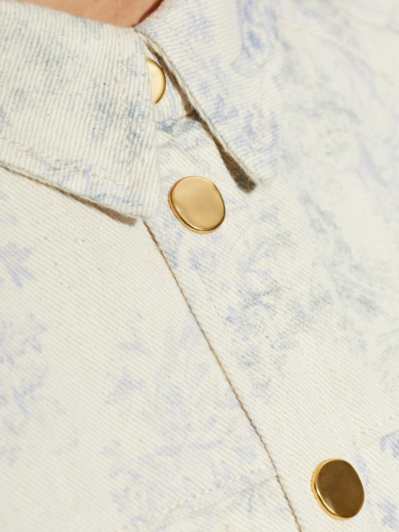 floral-print front-pockets shirt 5