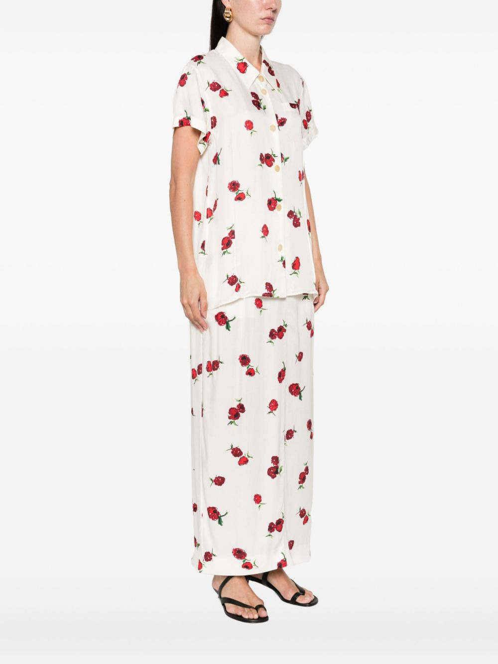 floral-print shirt - 3