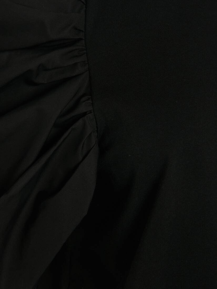 Drop Sleeves T-shirt in Black - 5