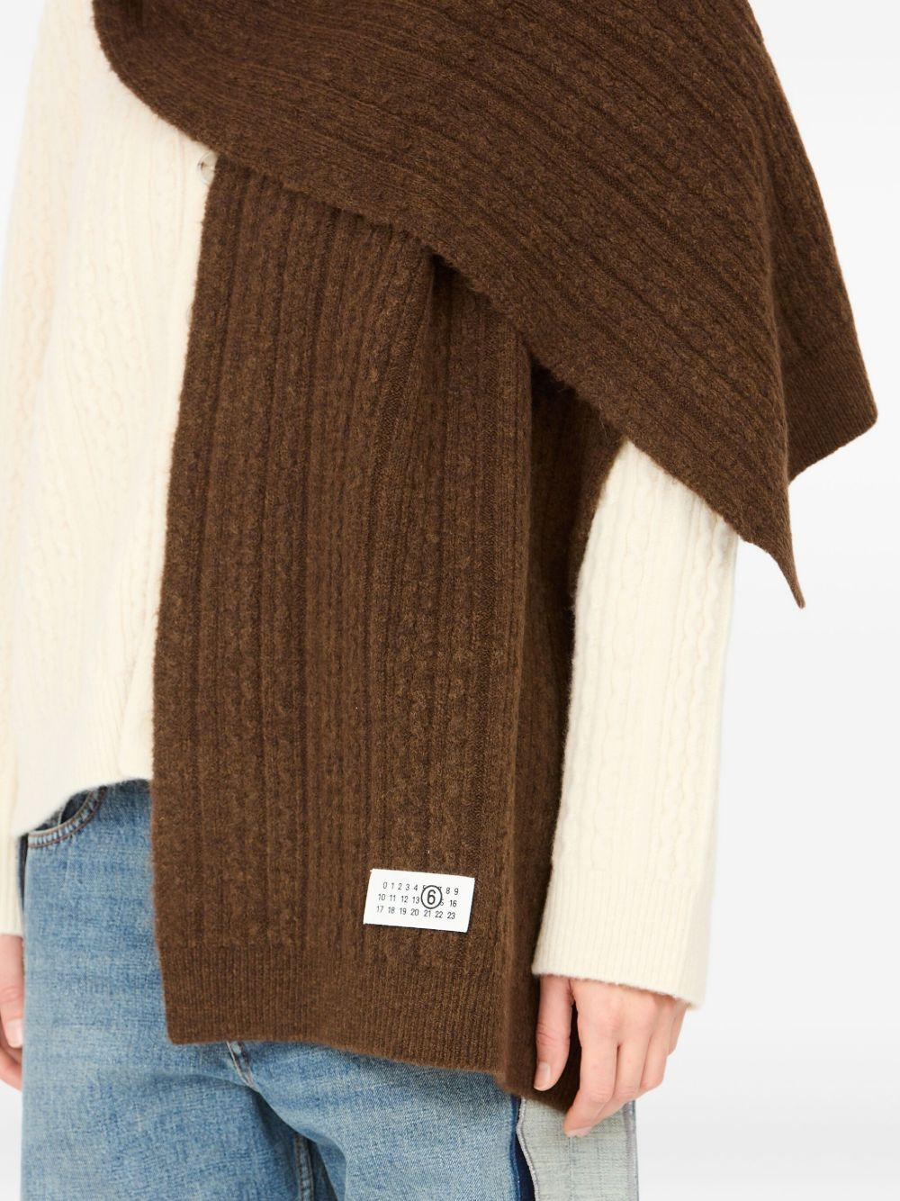 ribbed scarf - 3