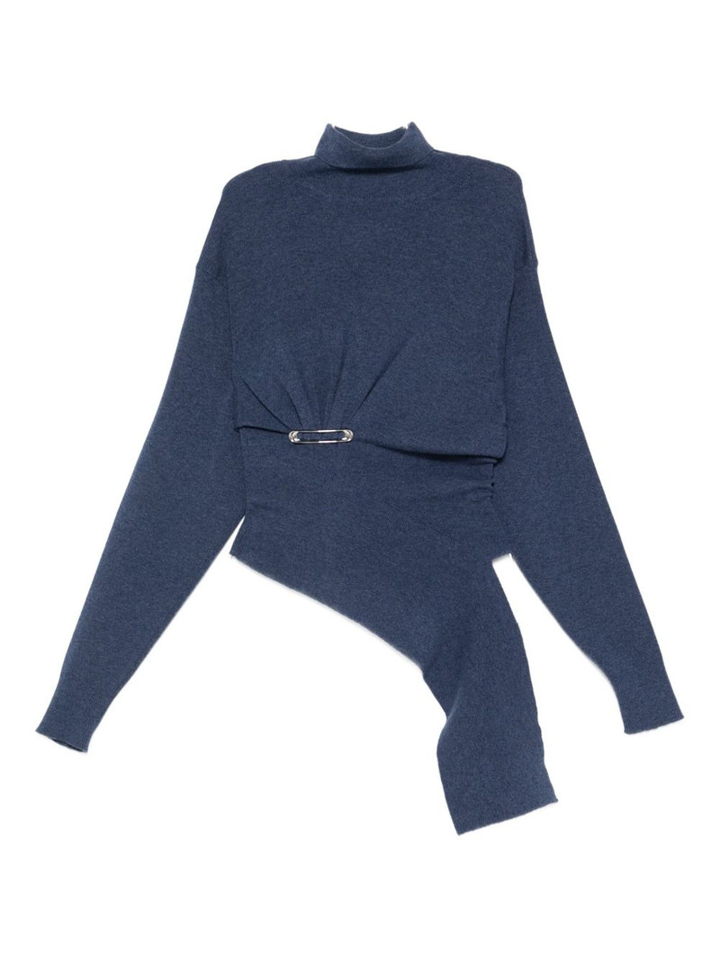 safety-pin knitted top 1