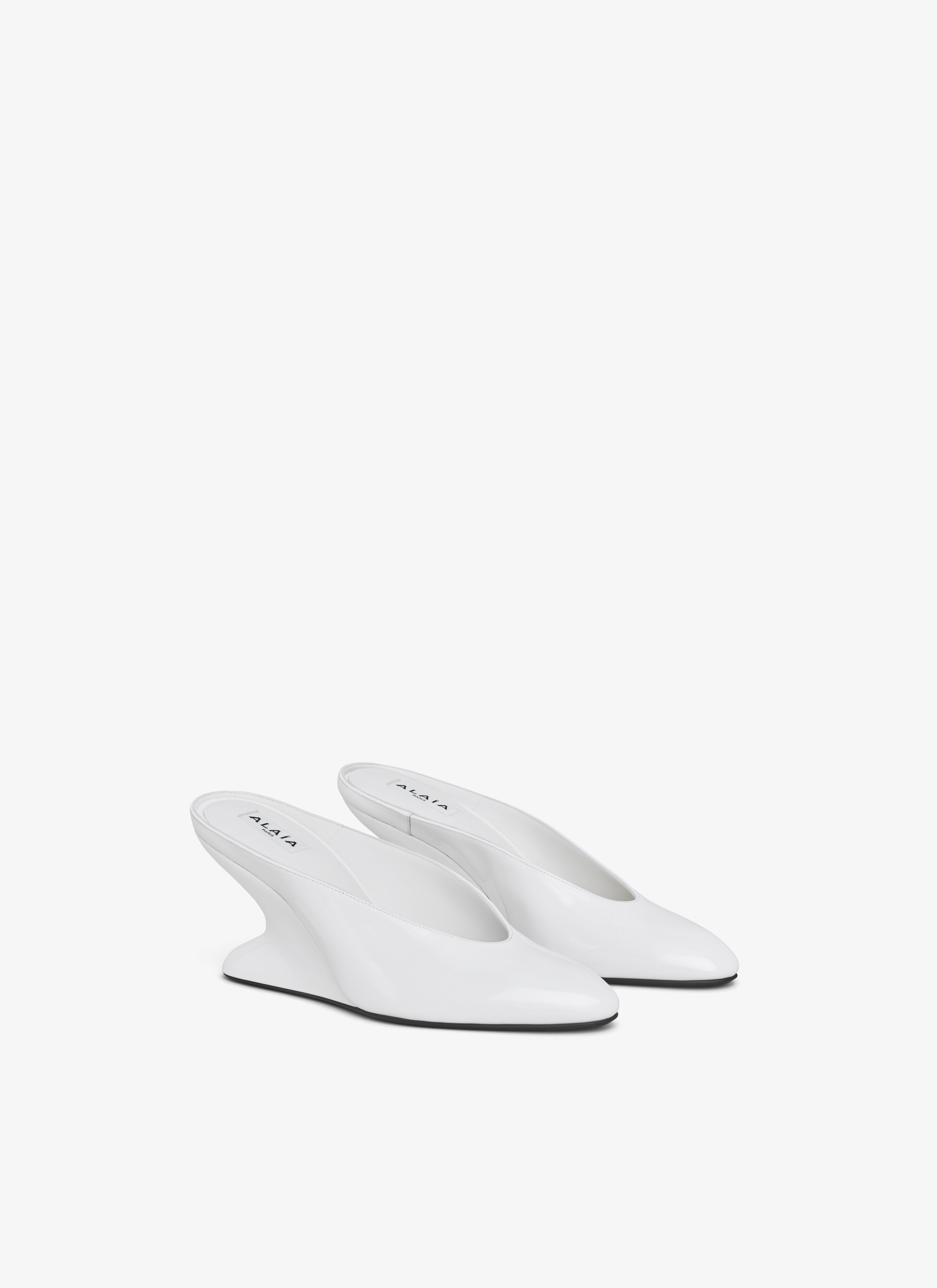 CURVE WEDGE MULES - 3