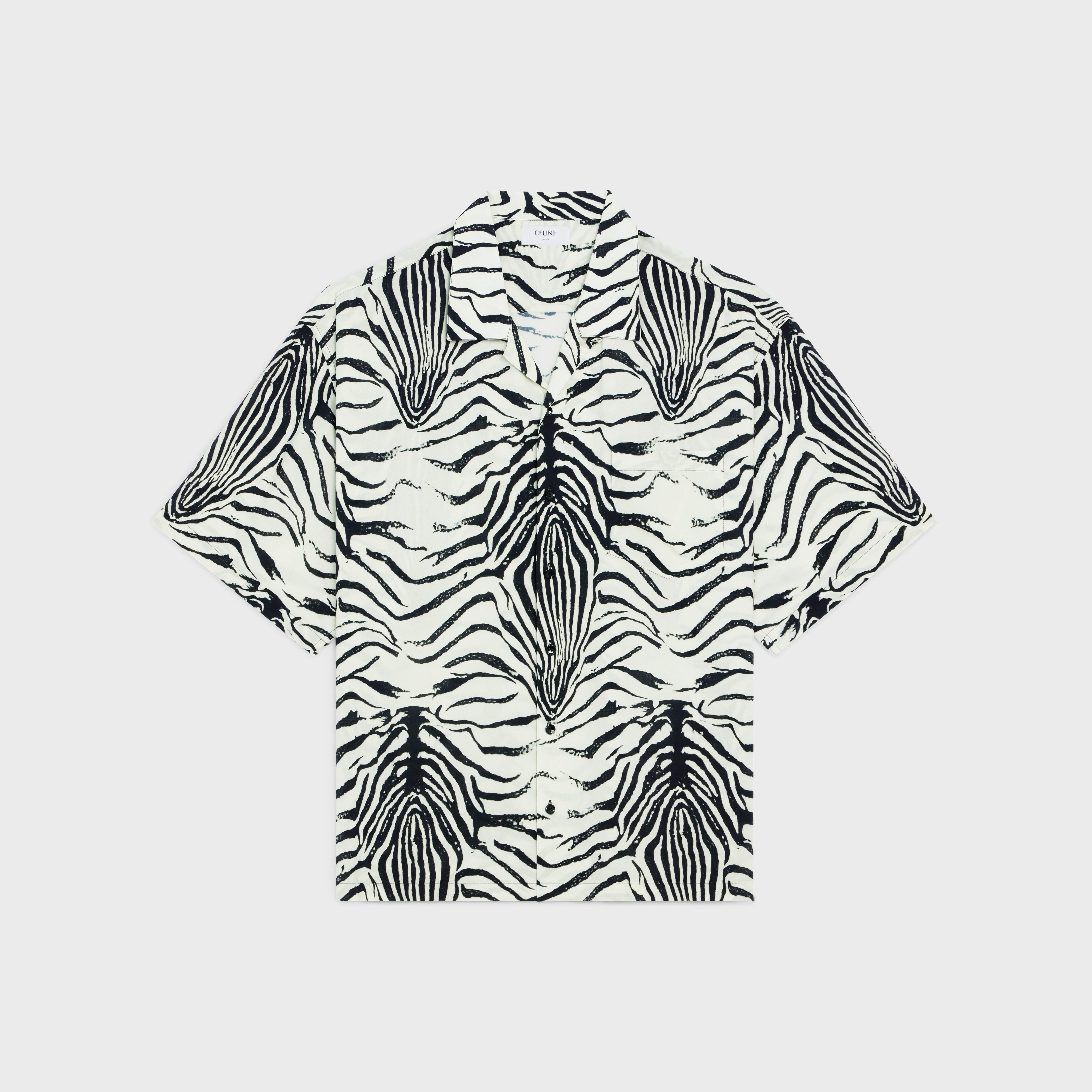 HAWAIIAN SHIRT IN PRINTED VISCOSE - 1