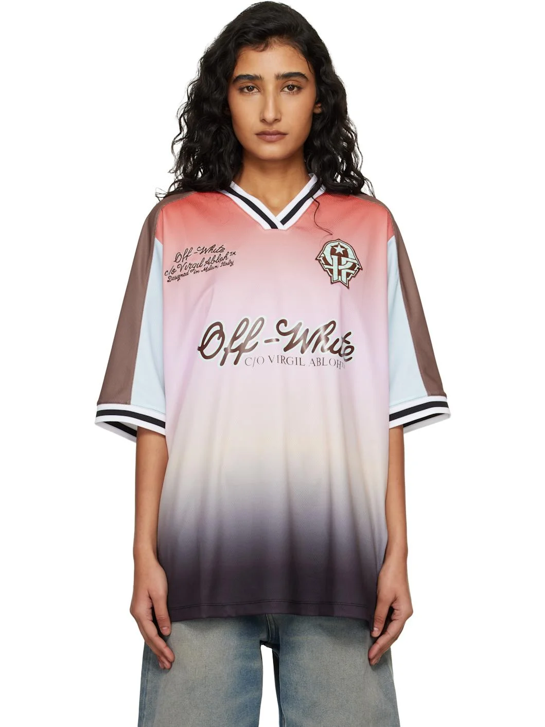 Pink Soccer Jersey - 1
