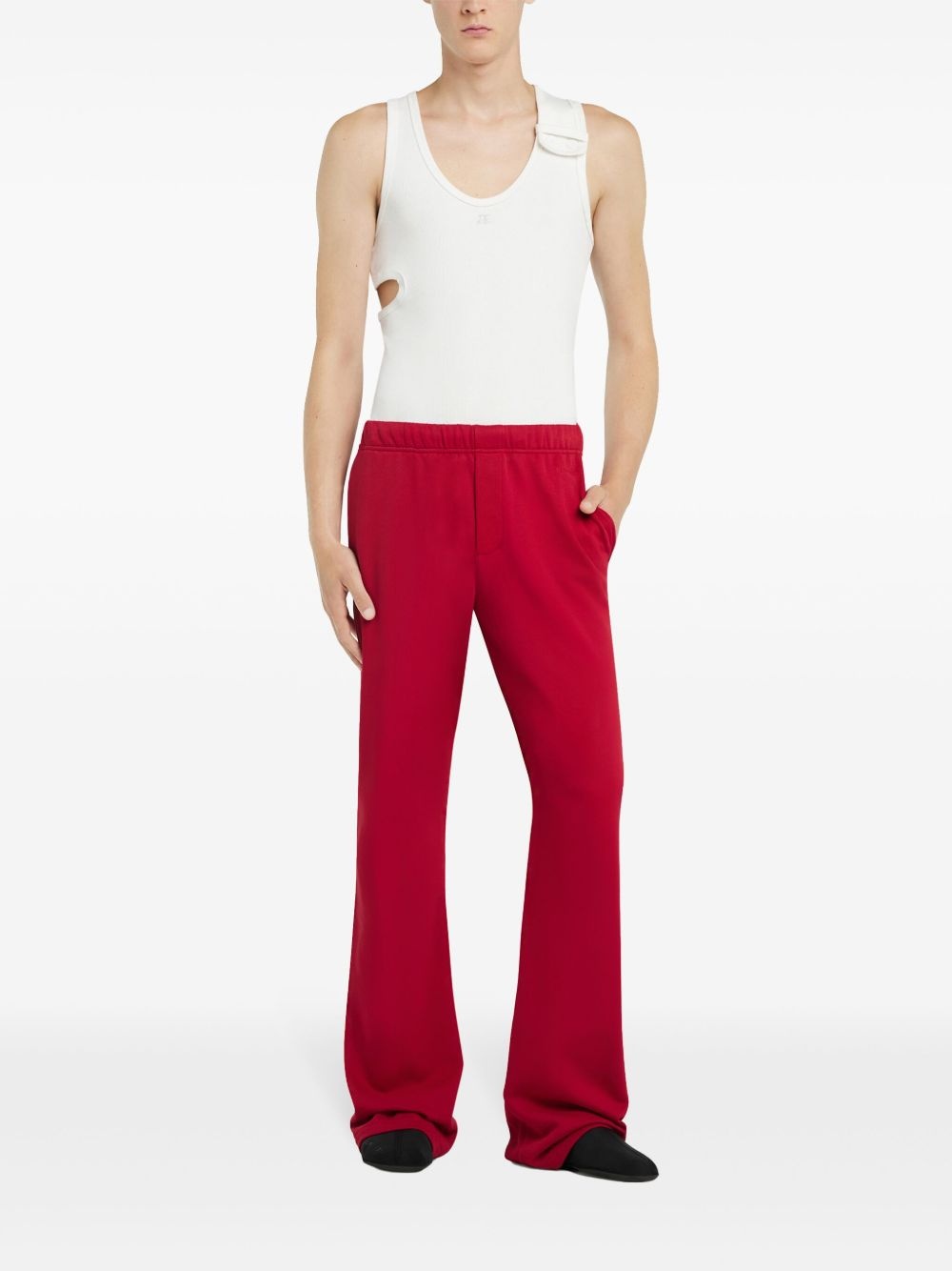 bootcut track pants - 2