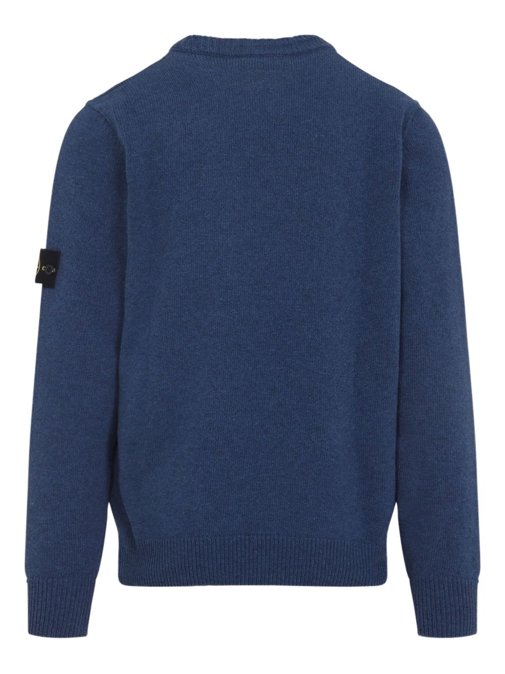 logo-patch crew-neck sweater - 2