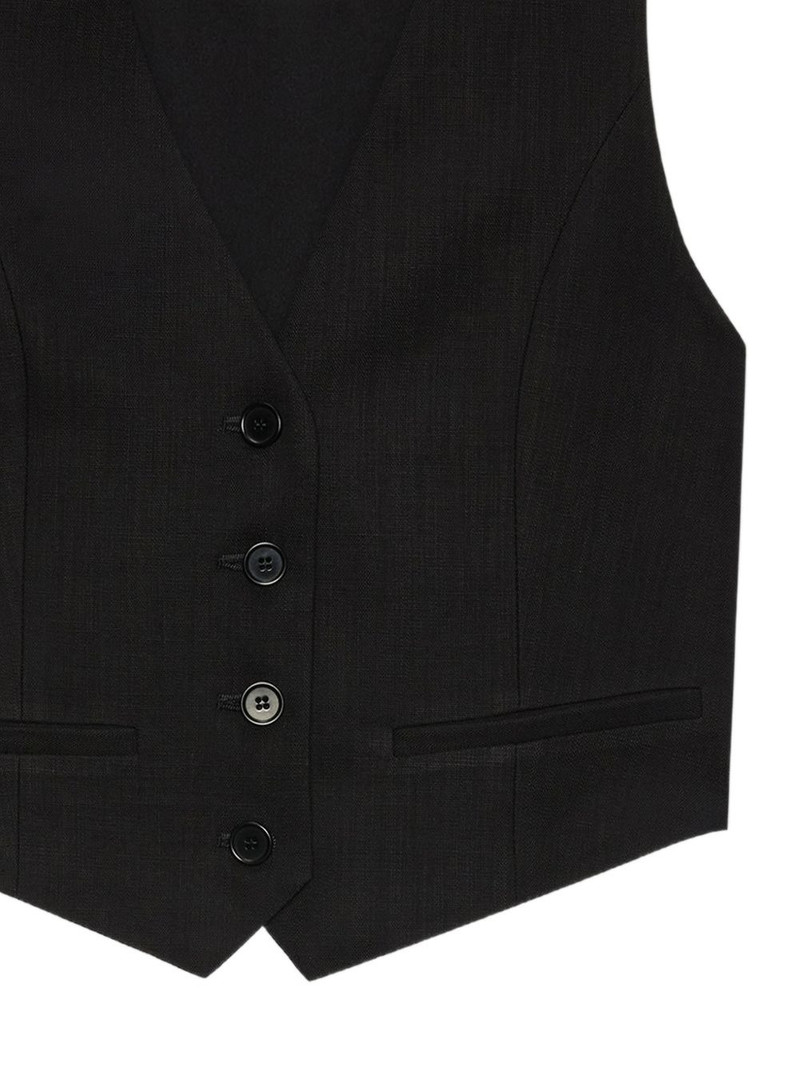 MSGM V-neck buttoned waistcoat outlook