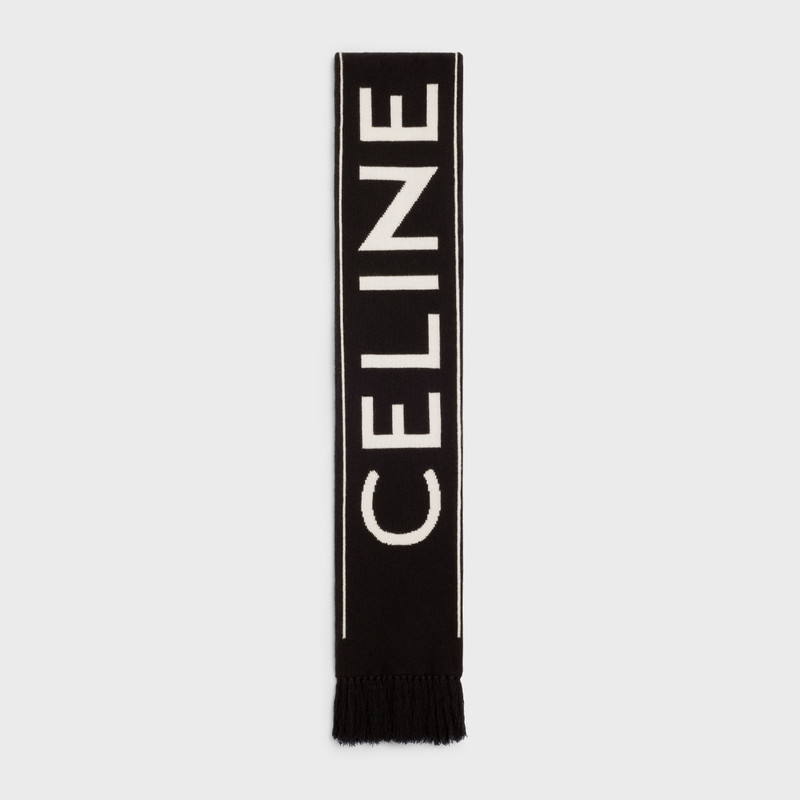 CELINE SCARF IN WOOL AND CASHMERE 1