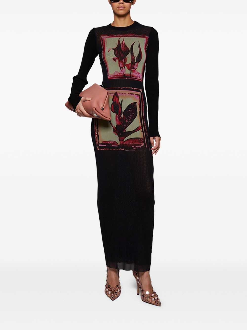 Flowers Cadres maxi dress - 2