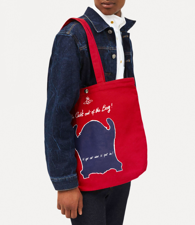 Vivienne Westwood GLEN CANVAS SHOPPER outlook