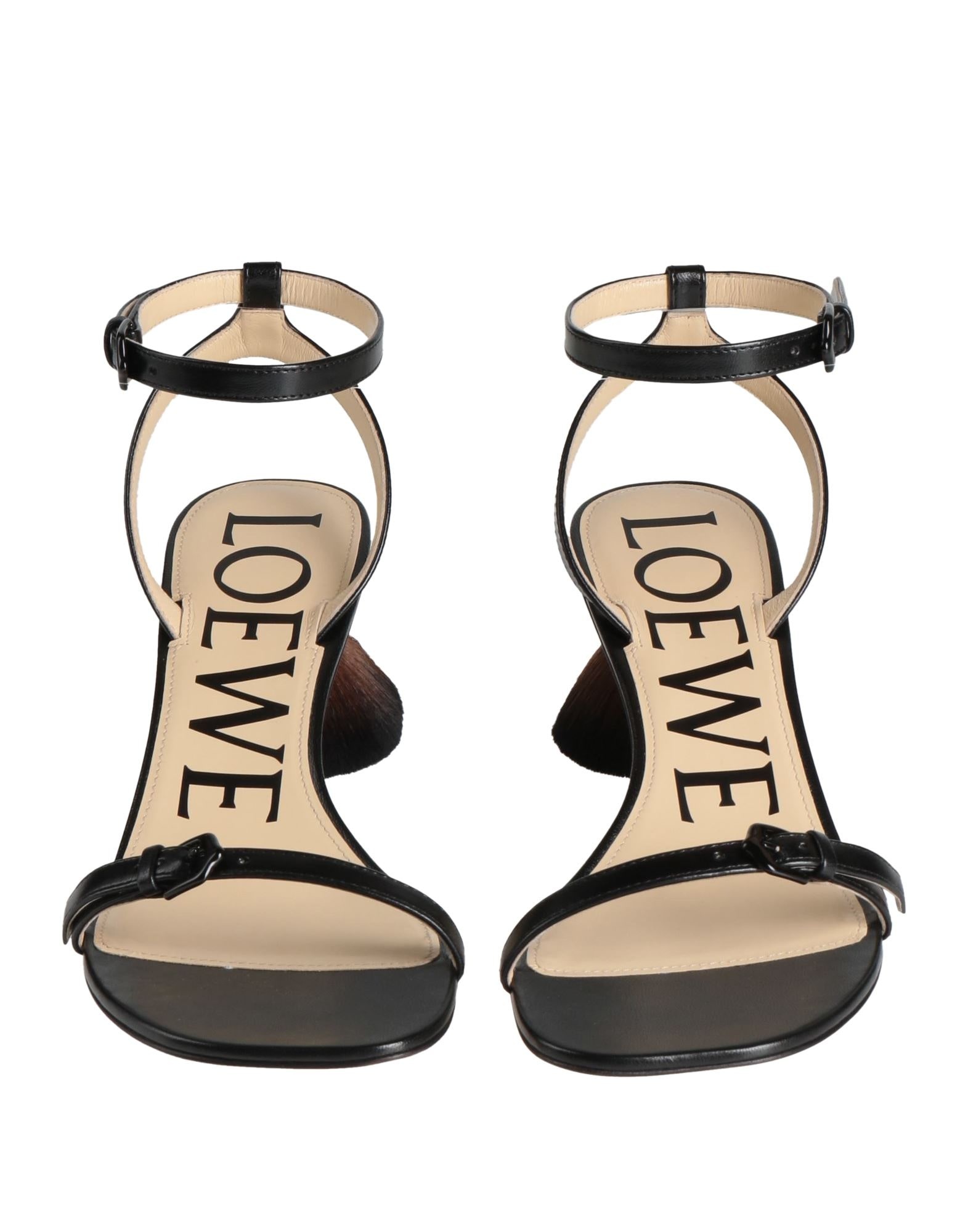 Black Women's Sandals - 4