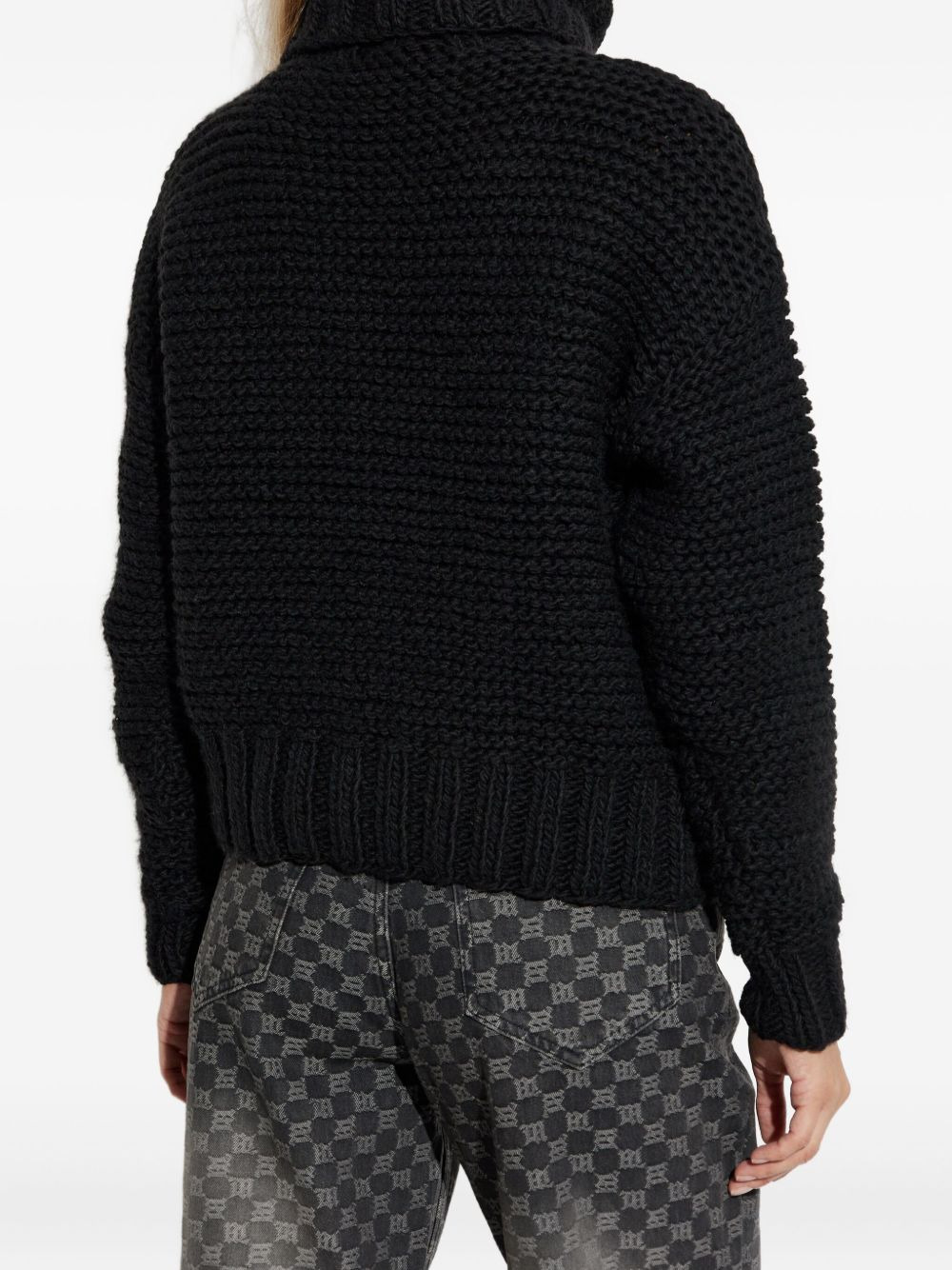 roll-neck logo-detail sweater - 4