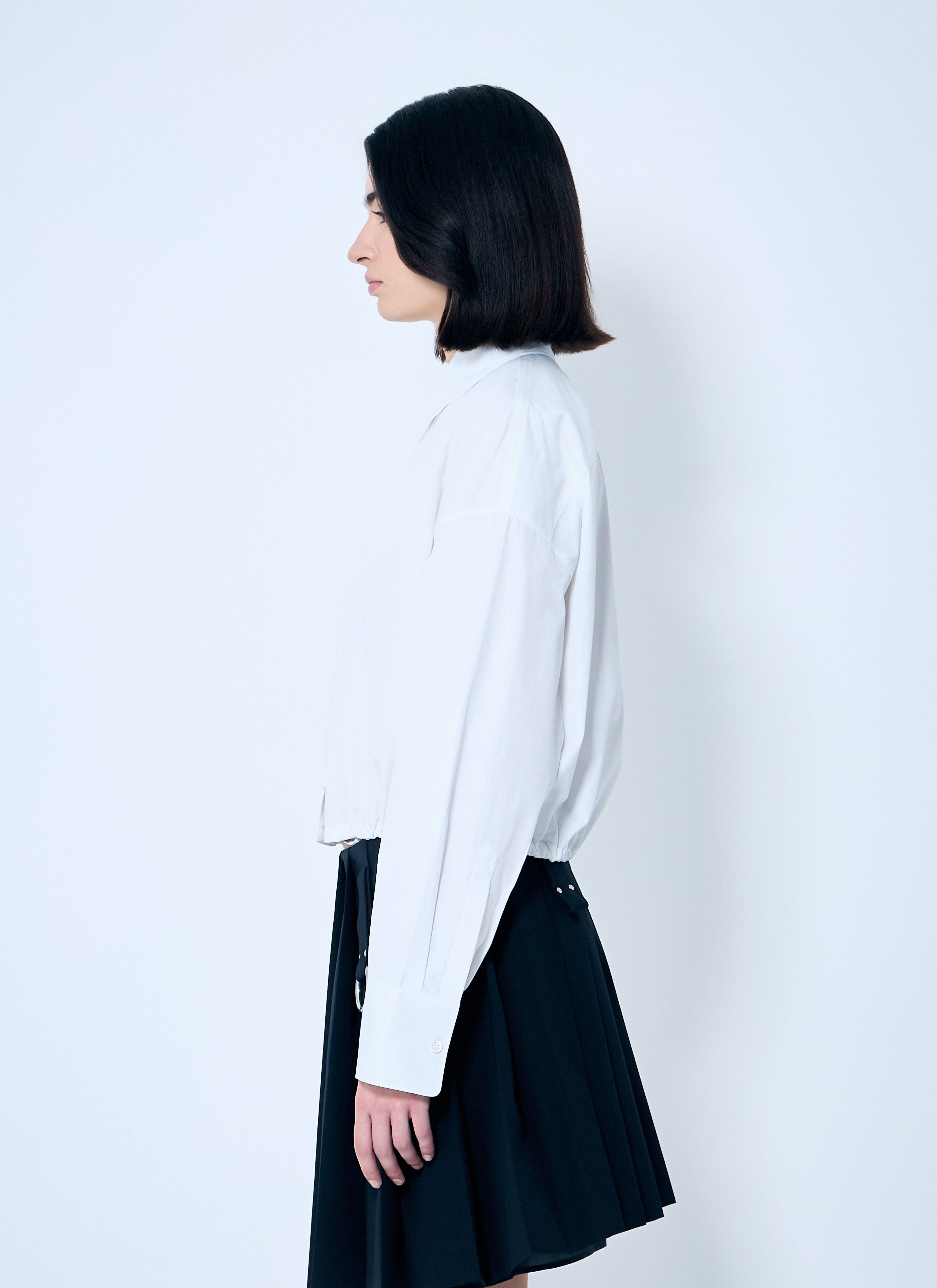 Prada Women Drawstring Hem Shirt - 3