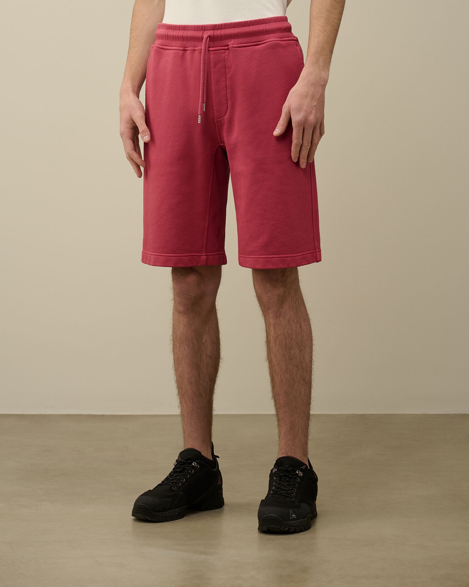 Cotton Diagonal Fleece Shorts - 2