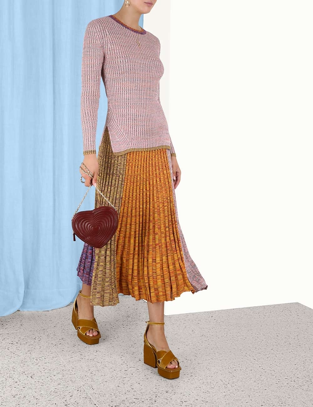 KALEIDOSCOPE MOULINE SWEATER - 3