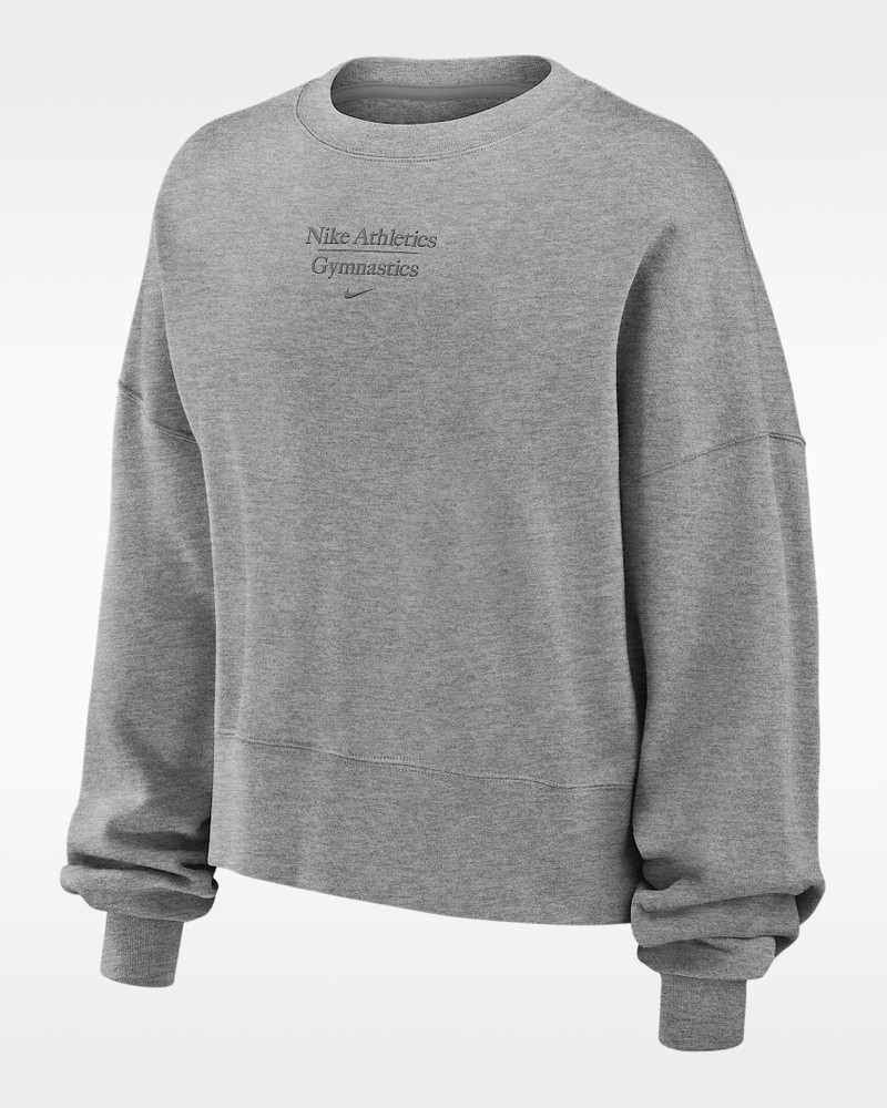 Nike Phoenix Fleece Women's Gymnastics Crew-Neck Sweatshirt 1