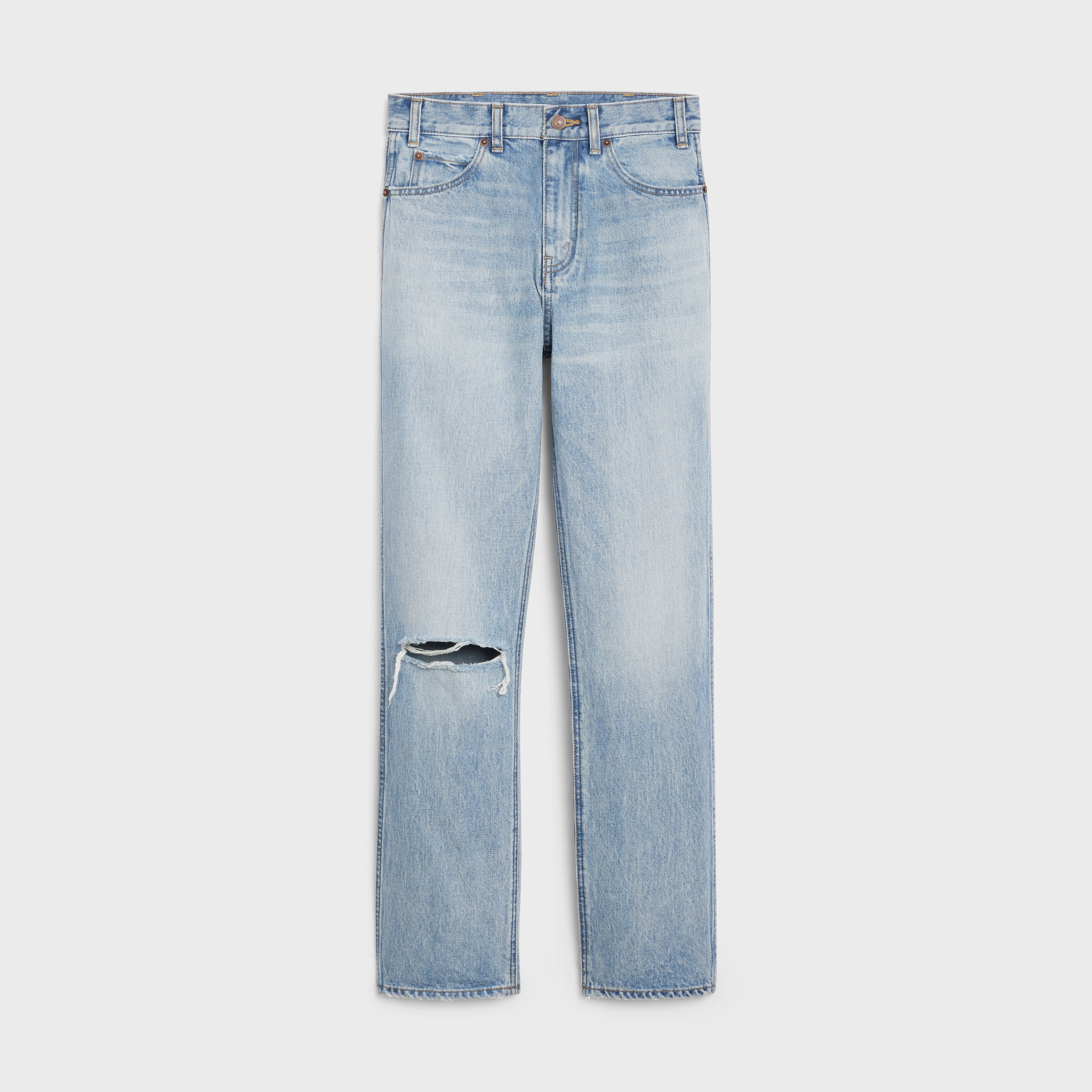 TOMBOY JEANS IN PEARL WASH DENIM - 1