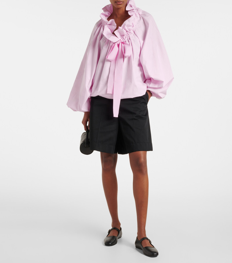 PATOU gabardine bermuda shorts outlook