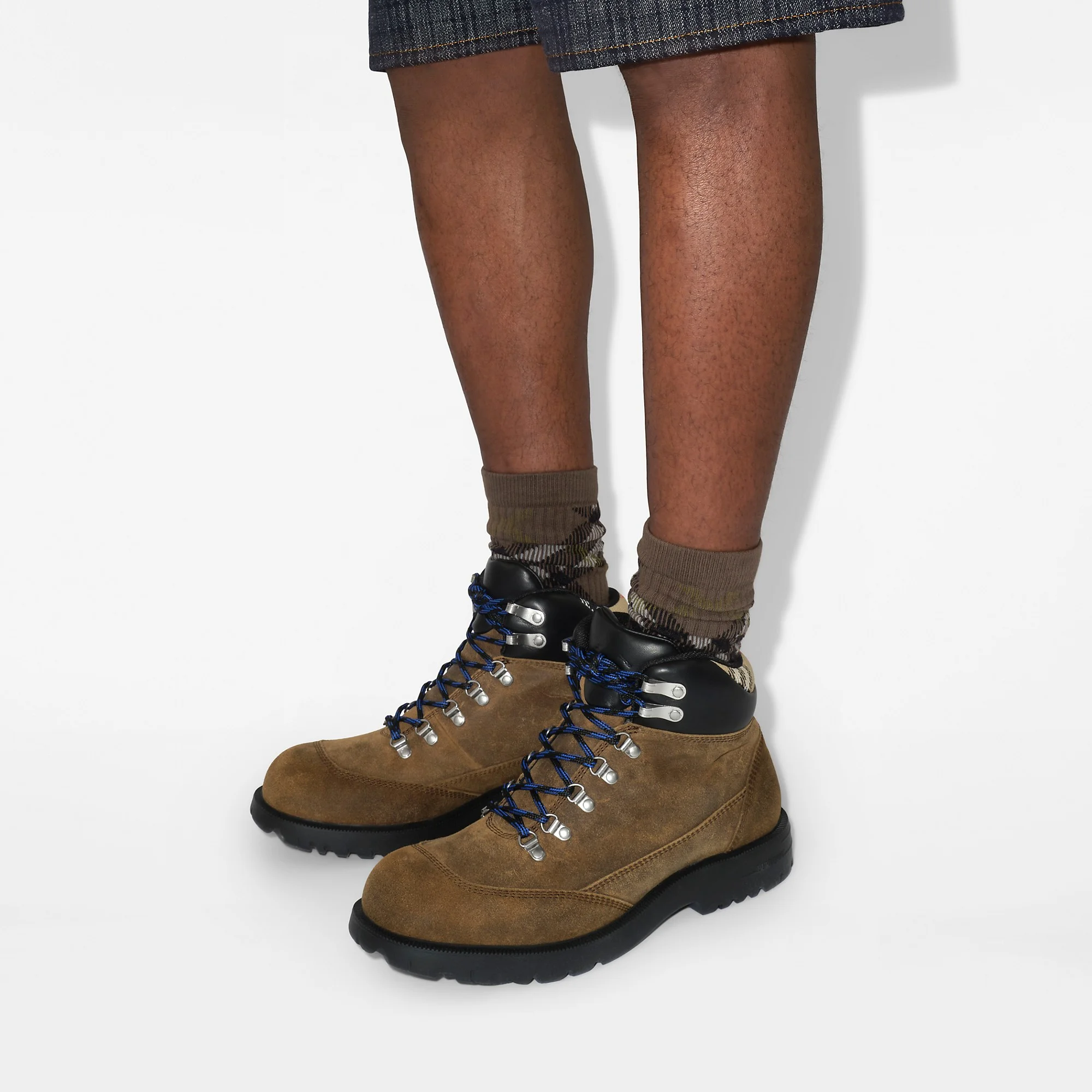 Burberry Suede Moor Hiking Boots | REVERSIBLE Burberry Suede Moor Hiking Boots | REVERSIBLE