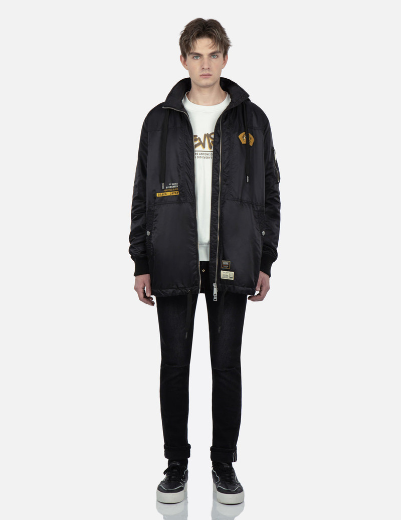 GODHEAD BADGE AND MOTTO EMBROIDERY PARKA 6