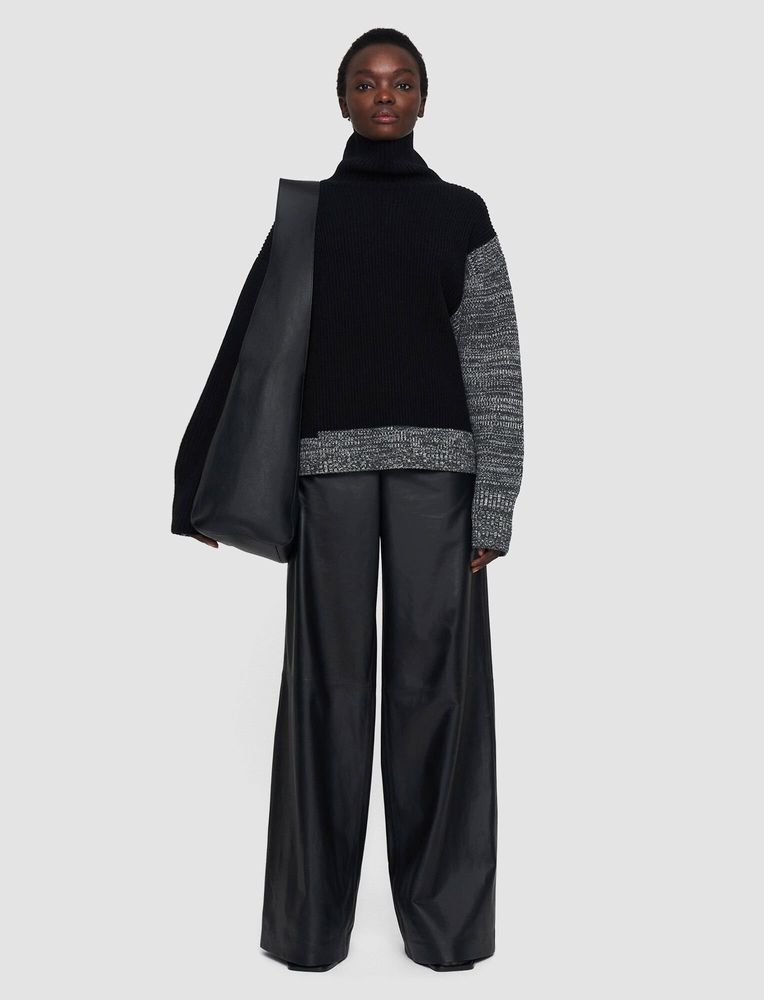 Cardigan Stitch Animation High Neck Jumper - 2