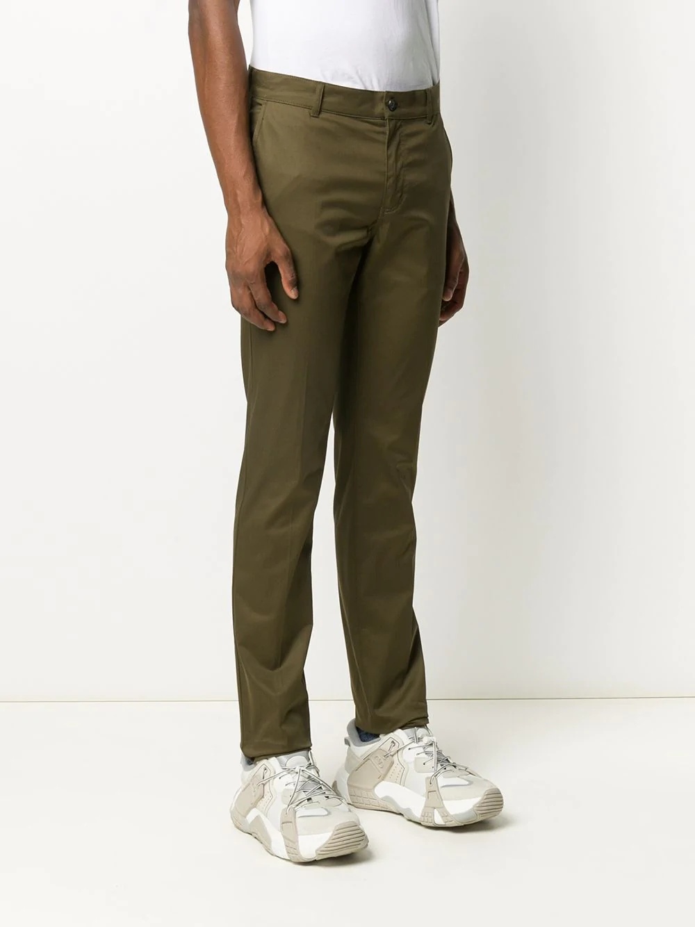 slim-fit chino trousers - 3