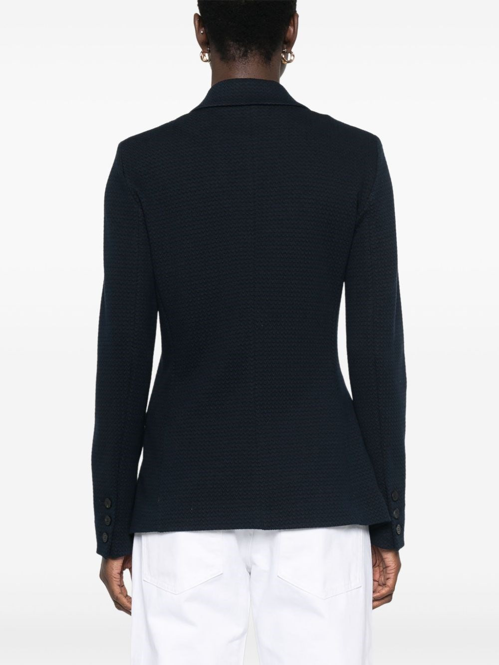 Single-breasted blazer jacket - 2