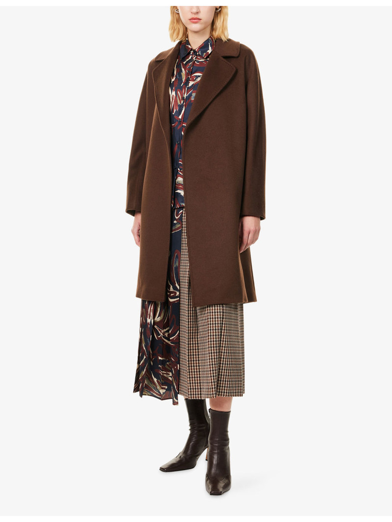 WEEKEND Max Mara Corte Brushed Wool Coat outlook